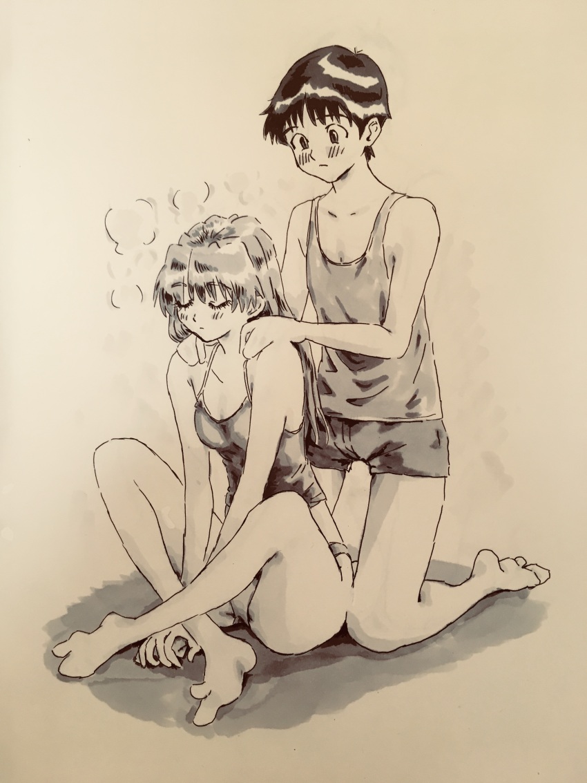 Ikari Shinji (Neon Genesis Evangelion) Rule 34 Image