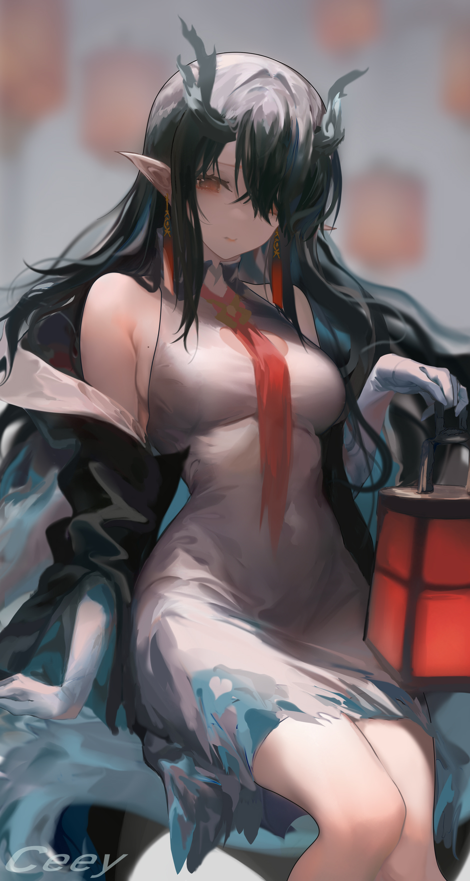 Dusk (Arknights) Rule 34 Image