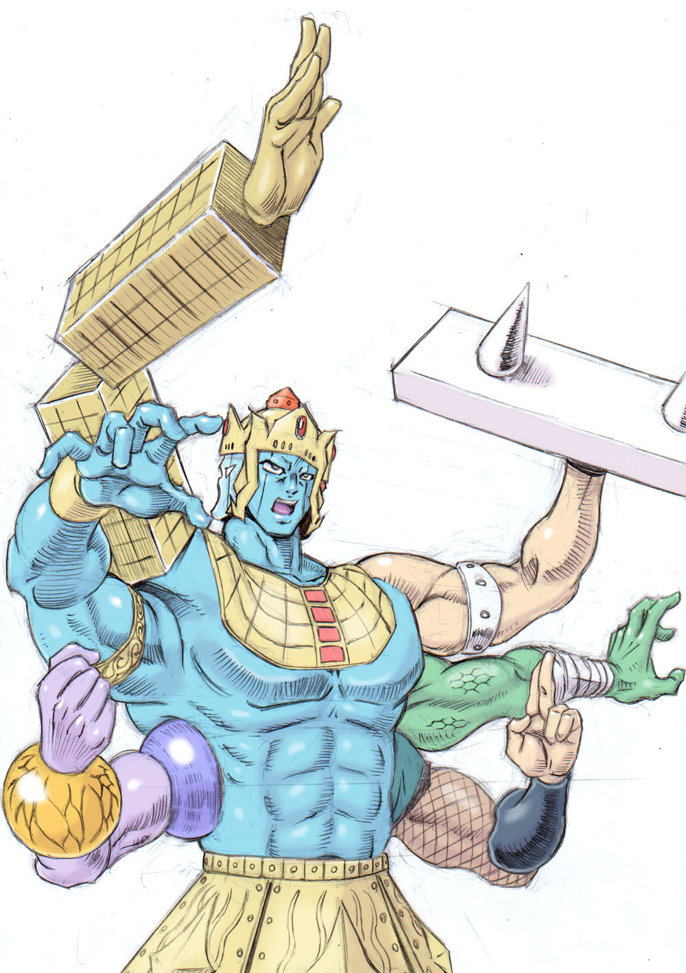 Ashuraman (Kinnikuman) Rule 34 Image