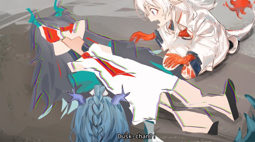 Dusk (Arknights) Rule 34 Image
