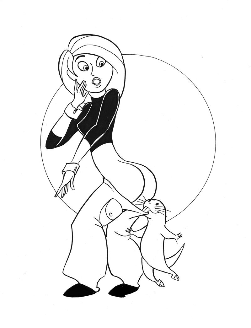 Kimberly Ann Possible (Coppertone) Rule 34 Image
