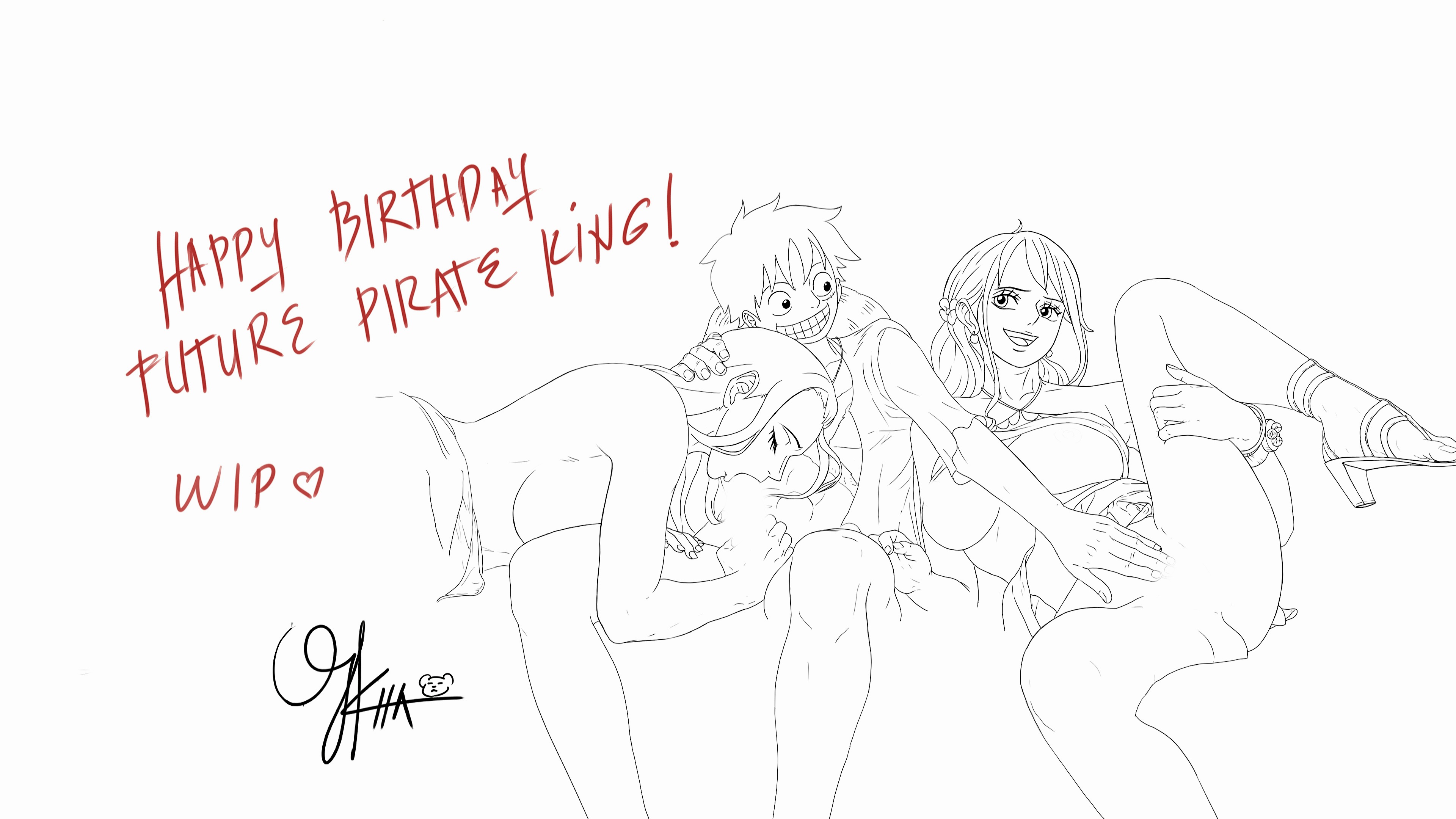 Monkey D Luffy (One Piece) Rule 34 Image