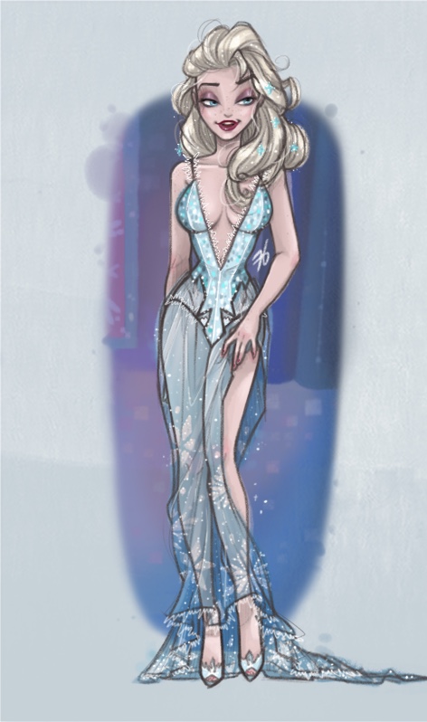 Elsa (Frozen) Rule 34 Image
