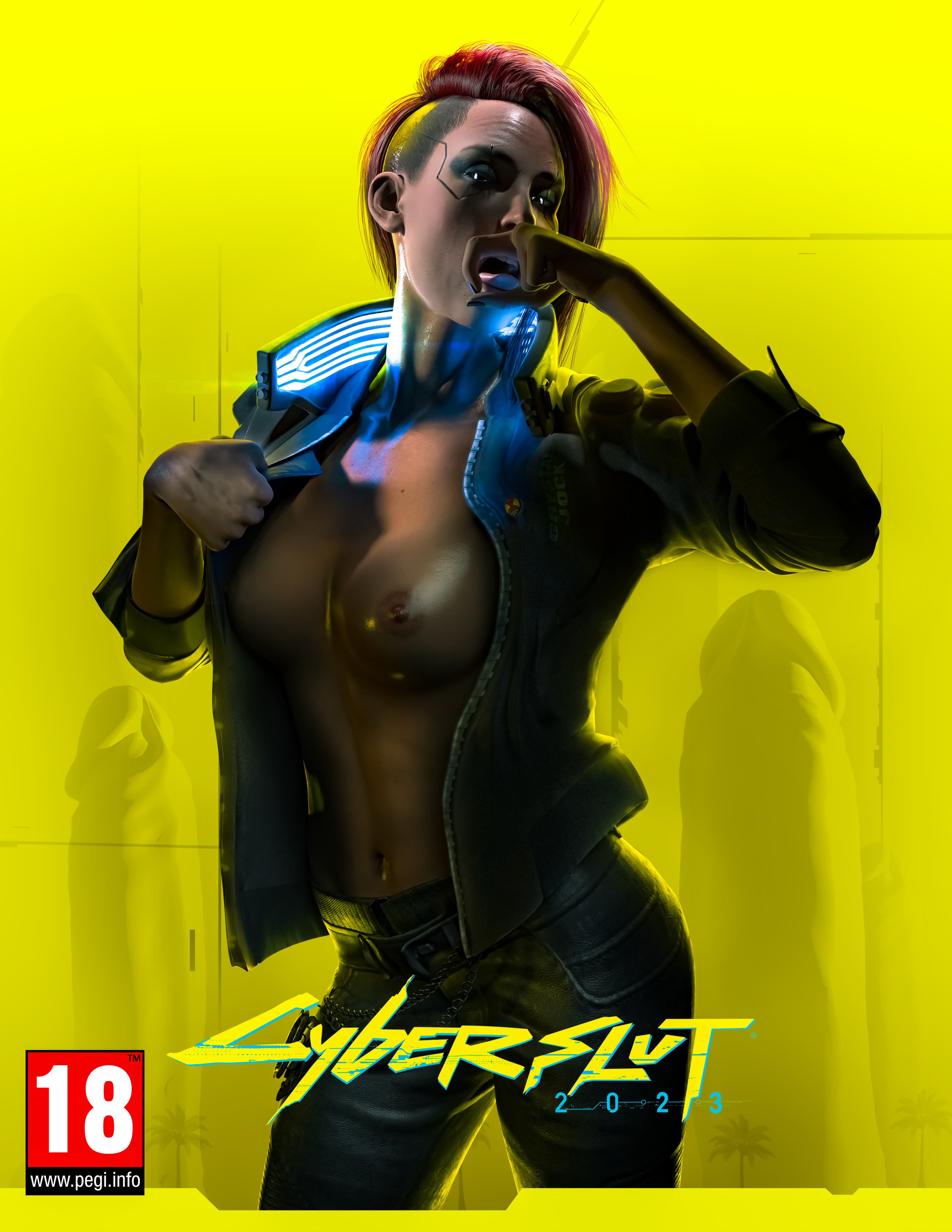 V (Cyberpunk 2077) Rule 34 Image