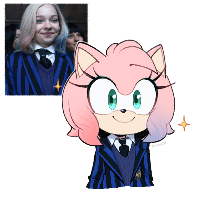 Amy Rose (The Addams Family) Rule 34 Image