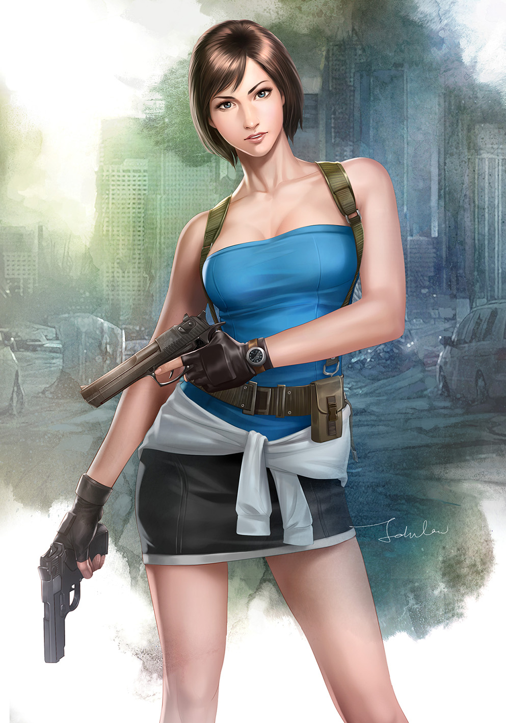 Jill Valentine (Resident Evil) Rule 34 Image