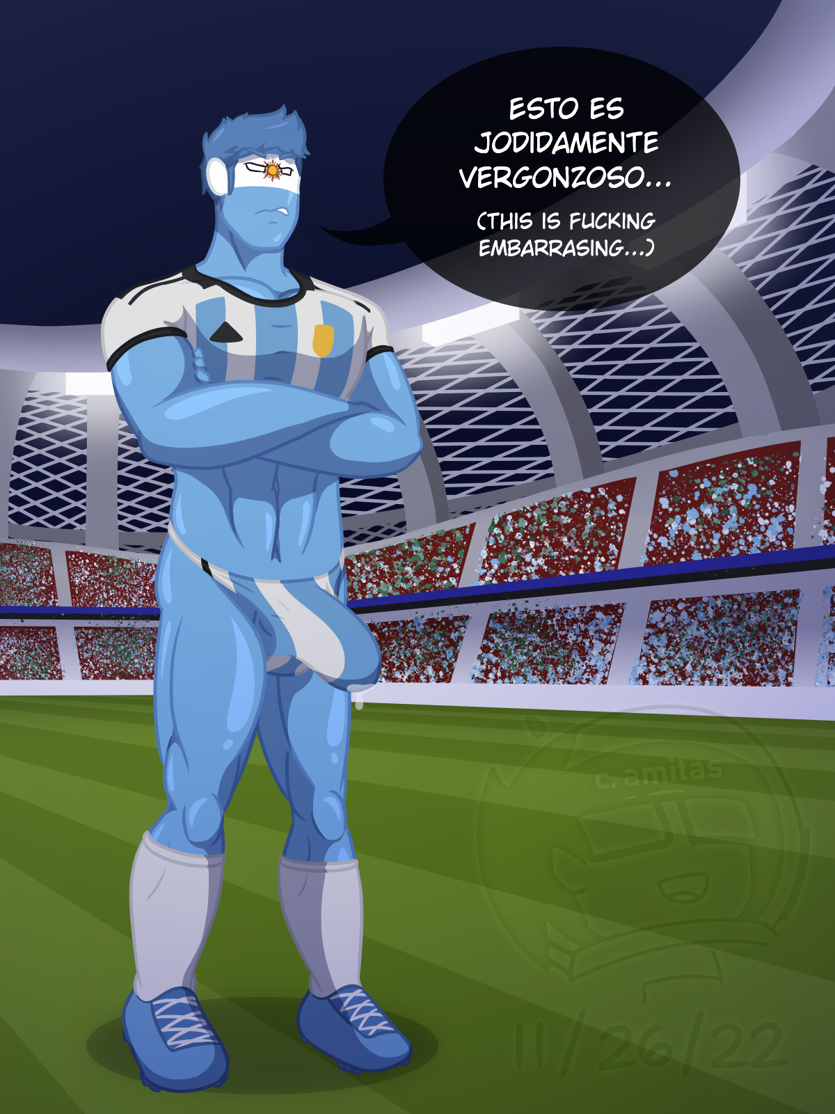 Argentina (Countryhumans) Rule 34 Image