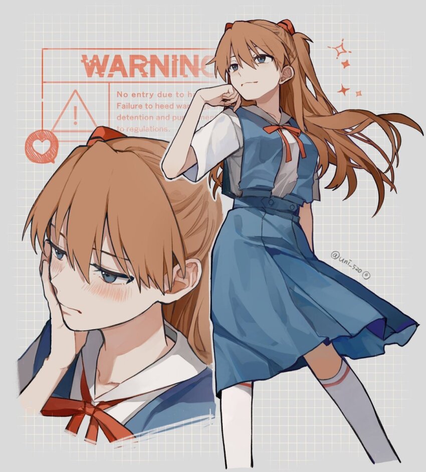 Souryuu Asuka Langley (Neon Genesis Evangelion) Rule 34 Image