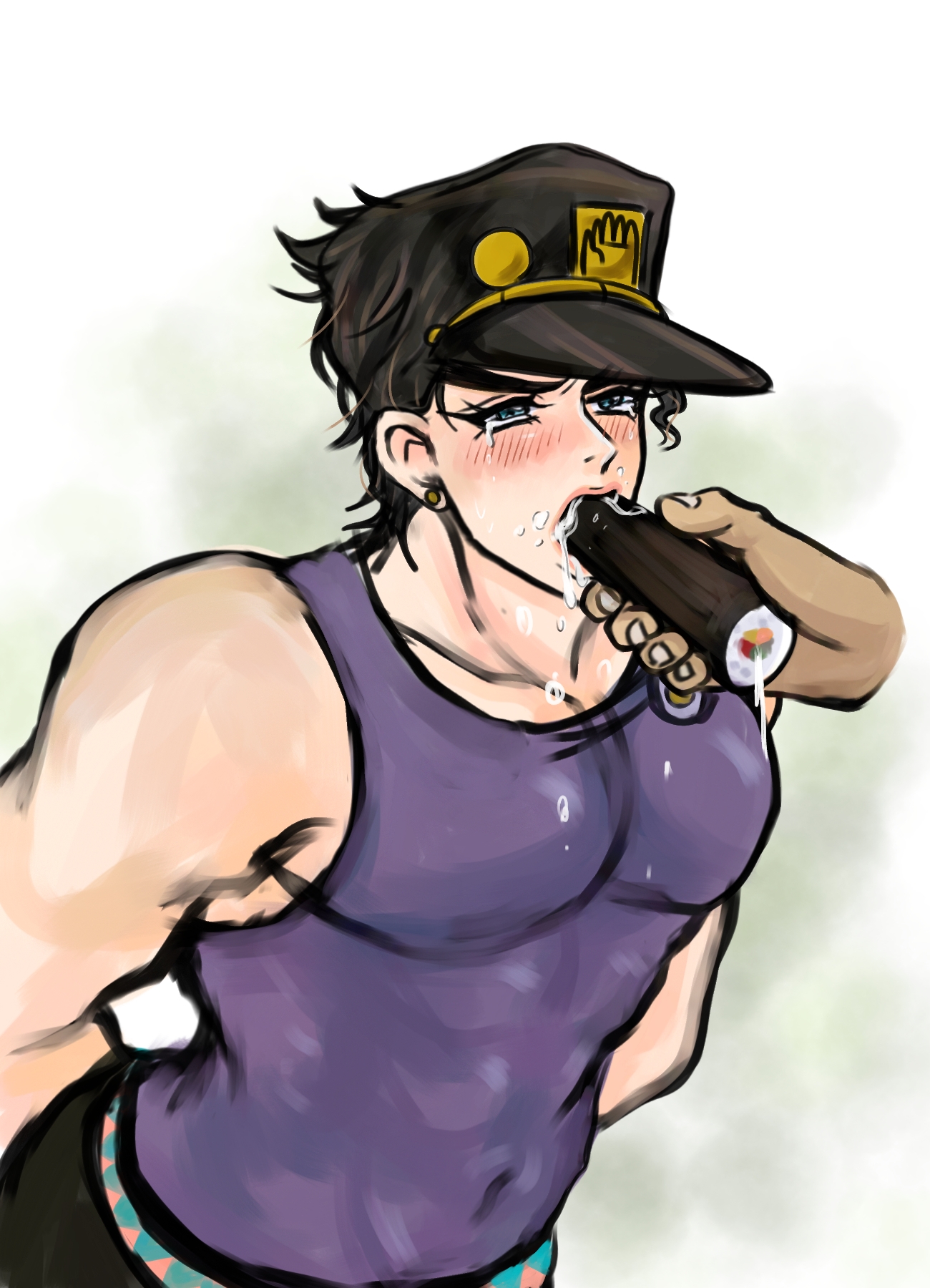 Jotaro Kujo (Jojo'S Bizarre Adventure) Rule 34 Image