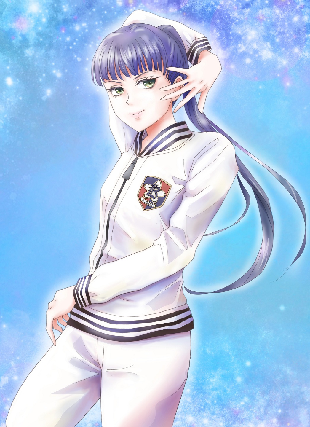 Blue Background Rule 34 Image