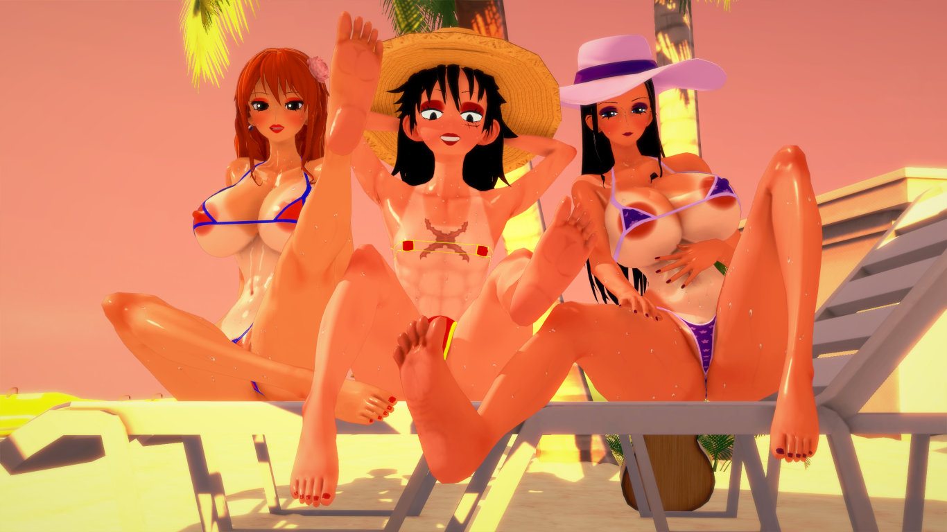 Monkey D Luffy (One Piece) Rule 34 Image