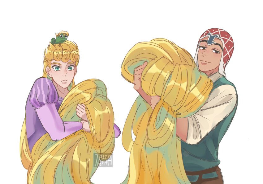 Flynn Rider (Jojo No Kimyou Na Bouken) Rule 34 Image