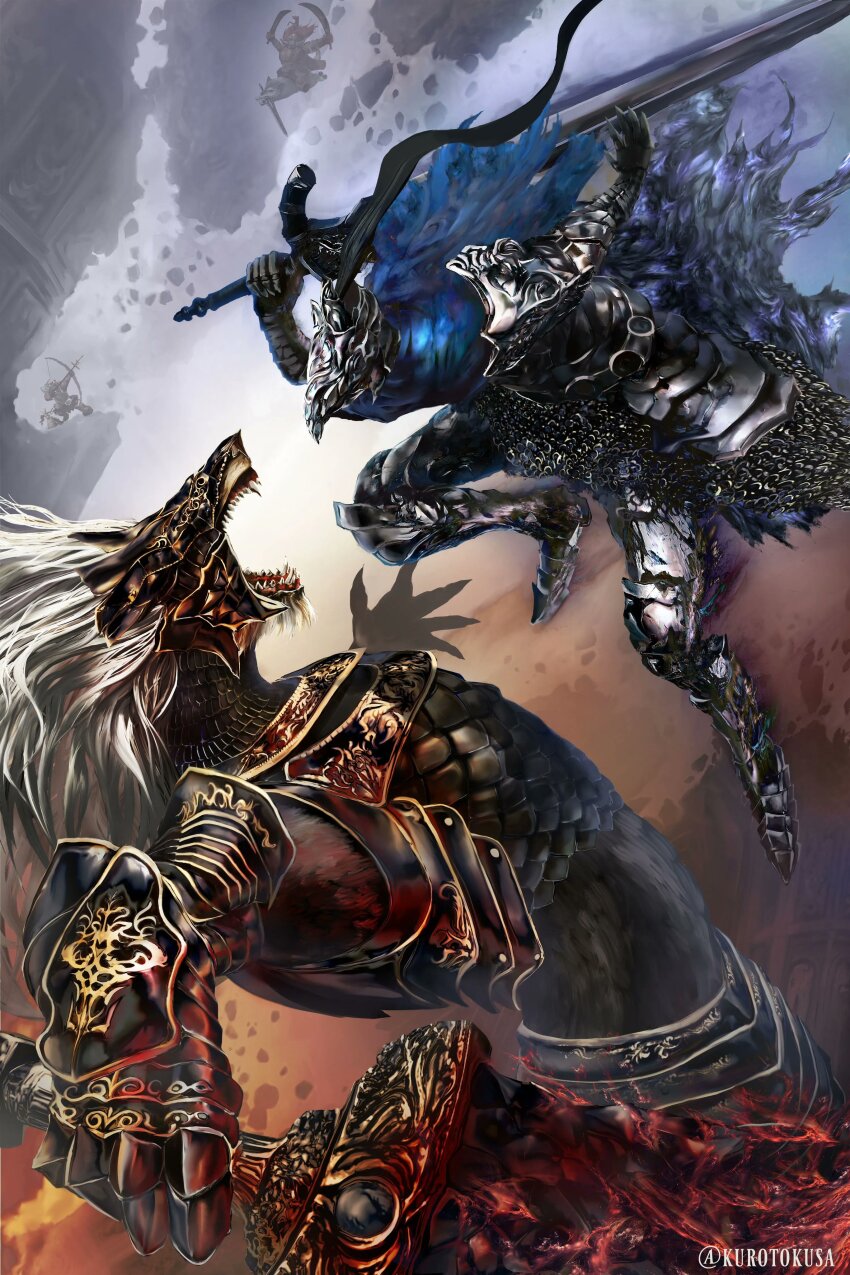 Dragon Slayer Ornstein (Dark Souls (Series)) Rule 34 Image