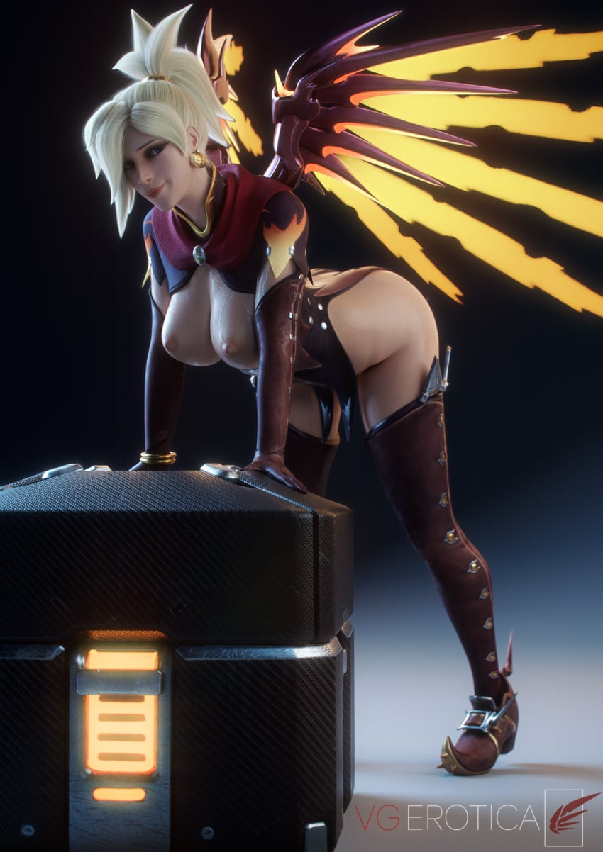 Angela Ziegler (Overwatch) Rule 34 Image