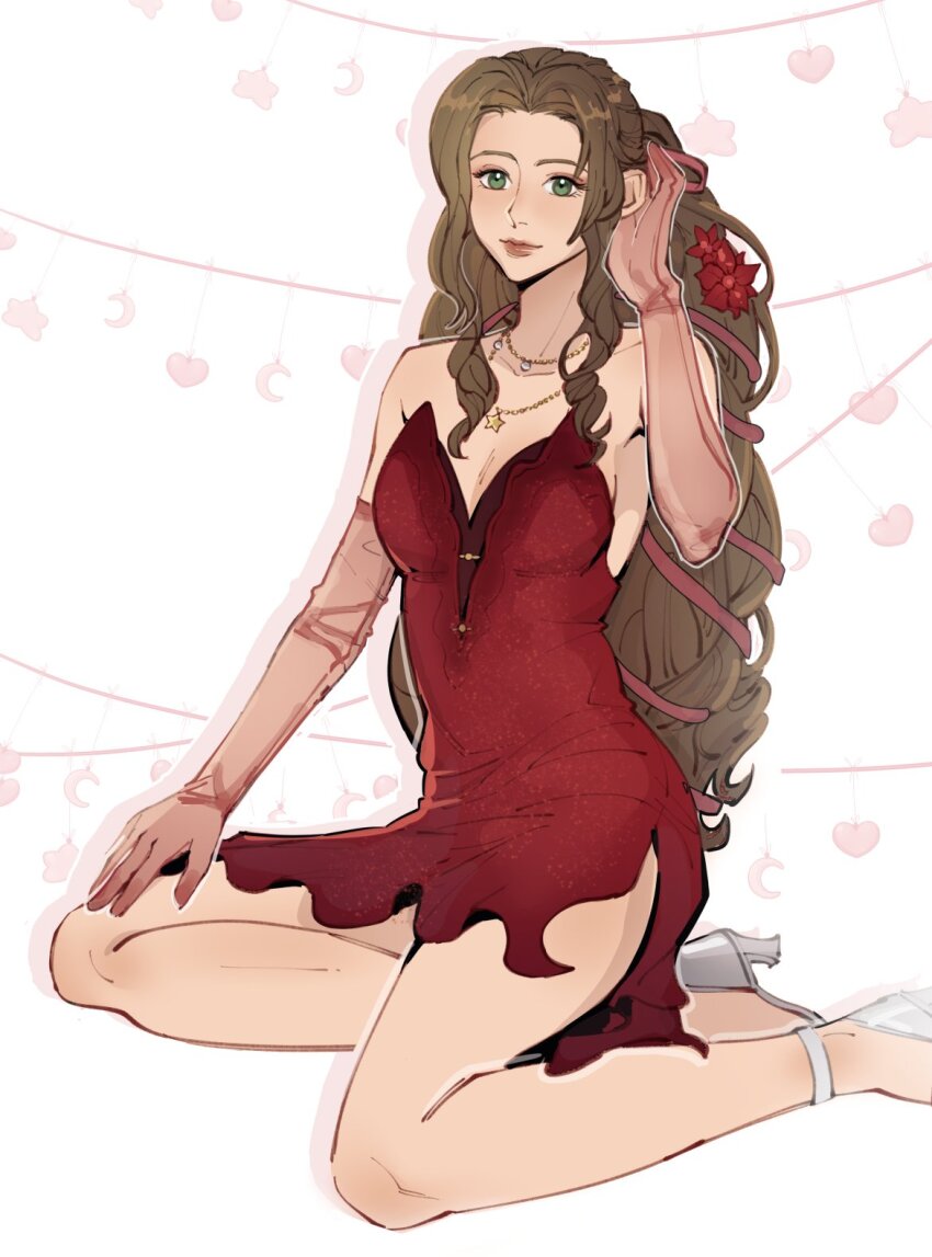 Aerith Gainsborough (Final Fantasy) Rule 34 Image