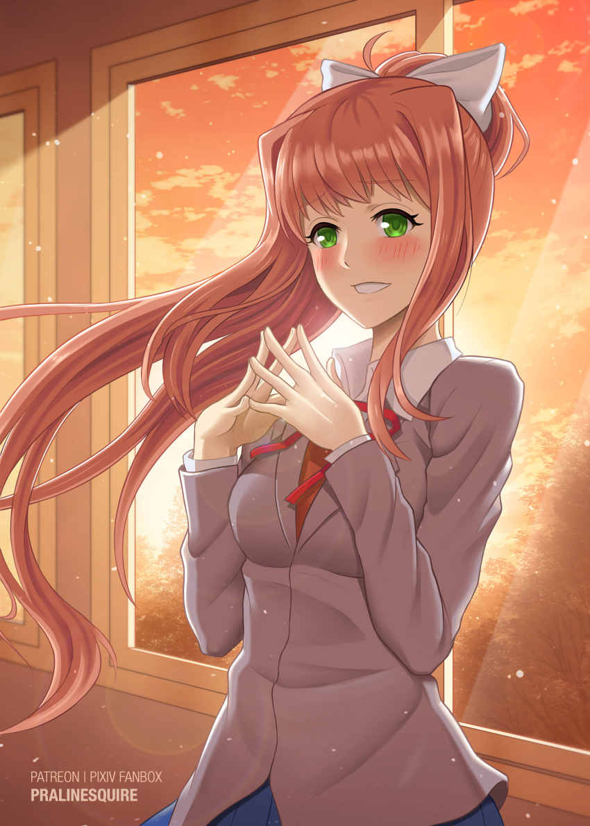 Monika (Doki Doki Literature Club) Rule 34 Image