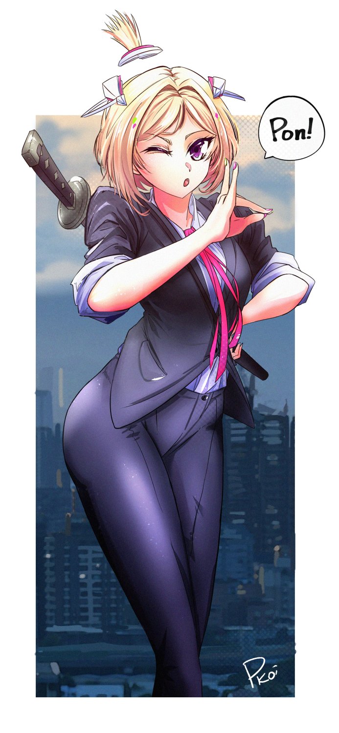 Aki Rosenthal (Chainsaw Man) Rule 34 Image