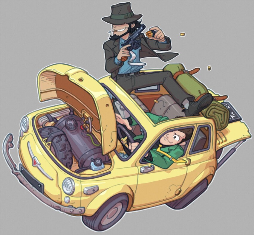 Arsene Lupin Iii (Fiat 500) Rule 34 Image