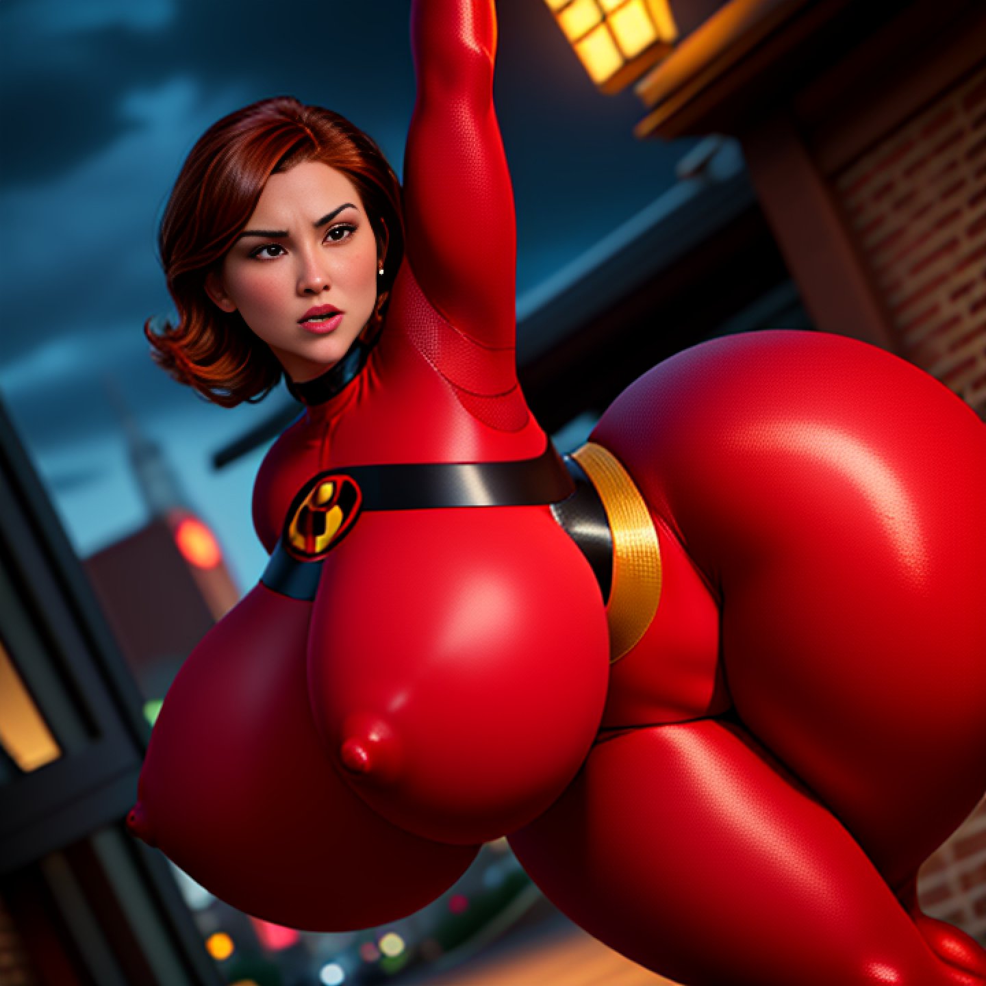 Elastigirl (Pixar) Rule 34 Image