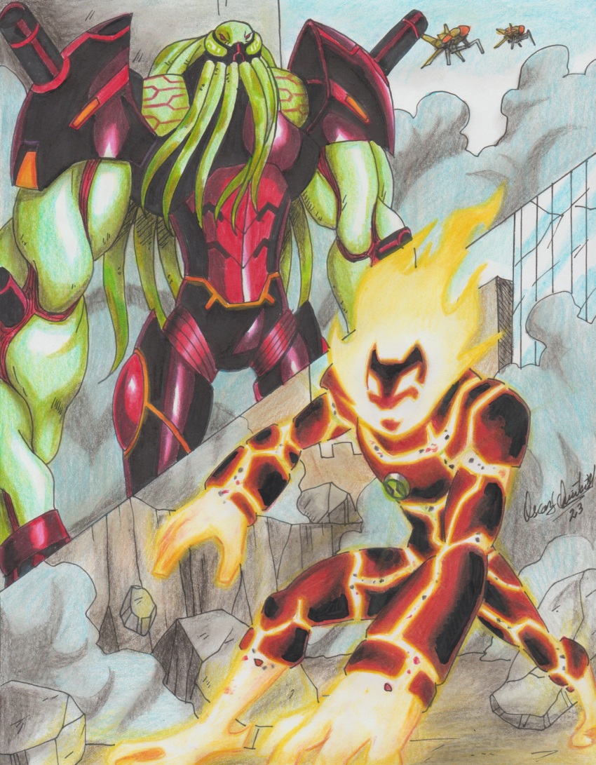 Heatblast (Ben 10) Rule 34 Image
