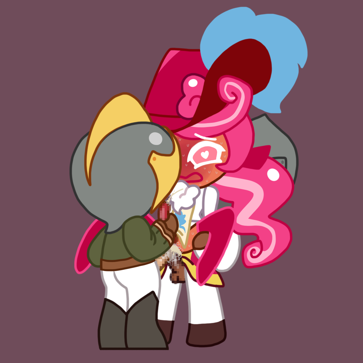 Raspberry Mousse Cookie (Cookie Run) Rule 34 Image