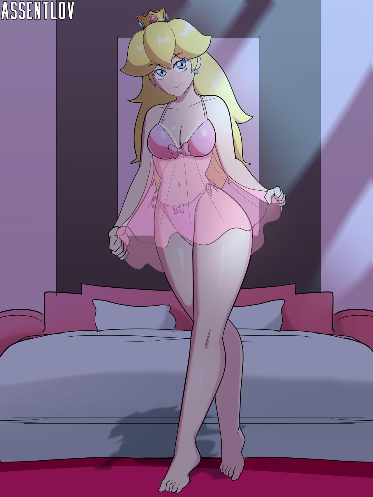 Princess Peach (Mario (Series)) Rule 34 Image