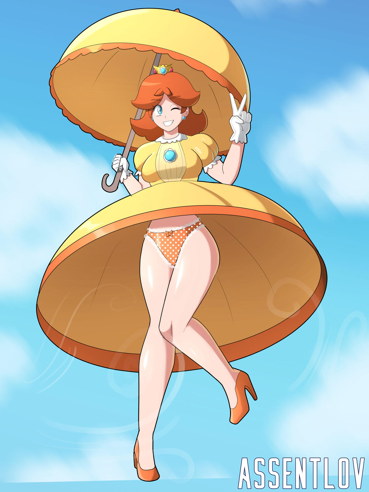 Princess Daisy (Mario (Series)) Rule 34 Image