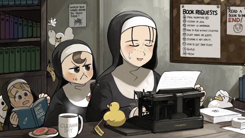 Clumsy Nun (Diva) Rule 34 Image