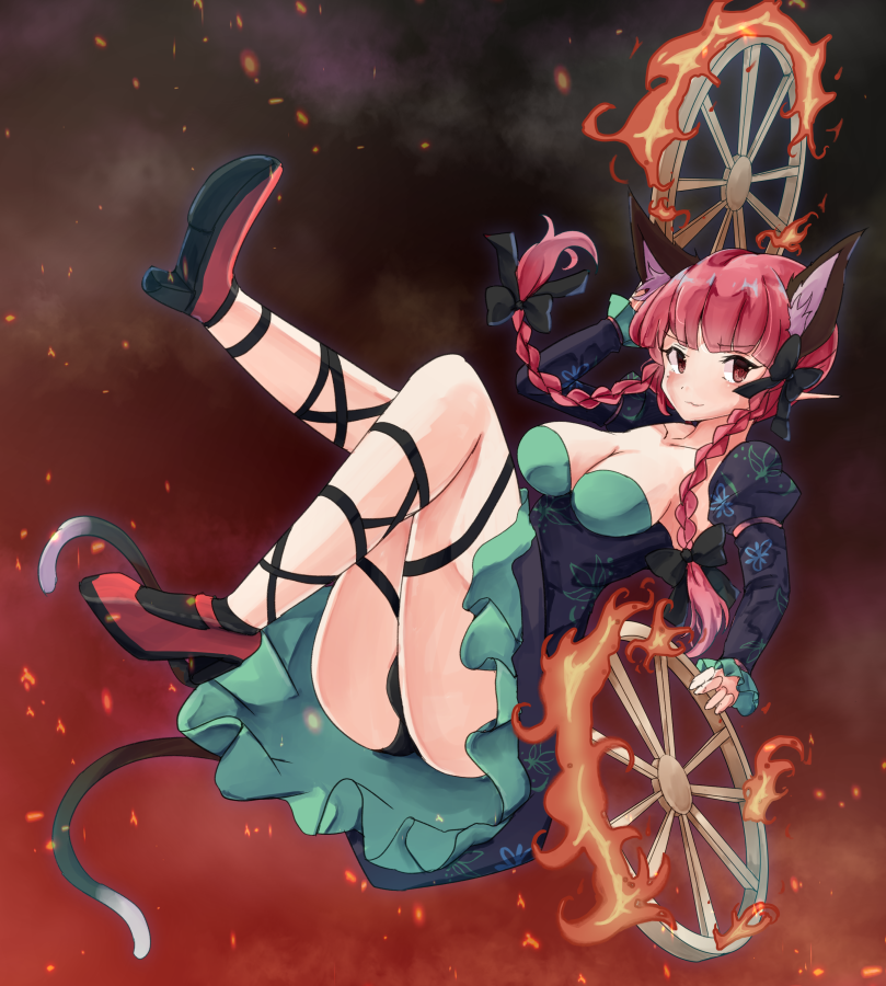 Kaenbyou Rin (Touhou) Rule 34 Image