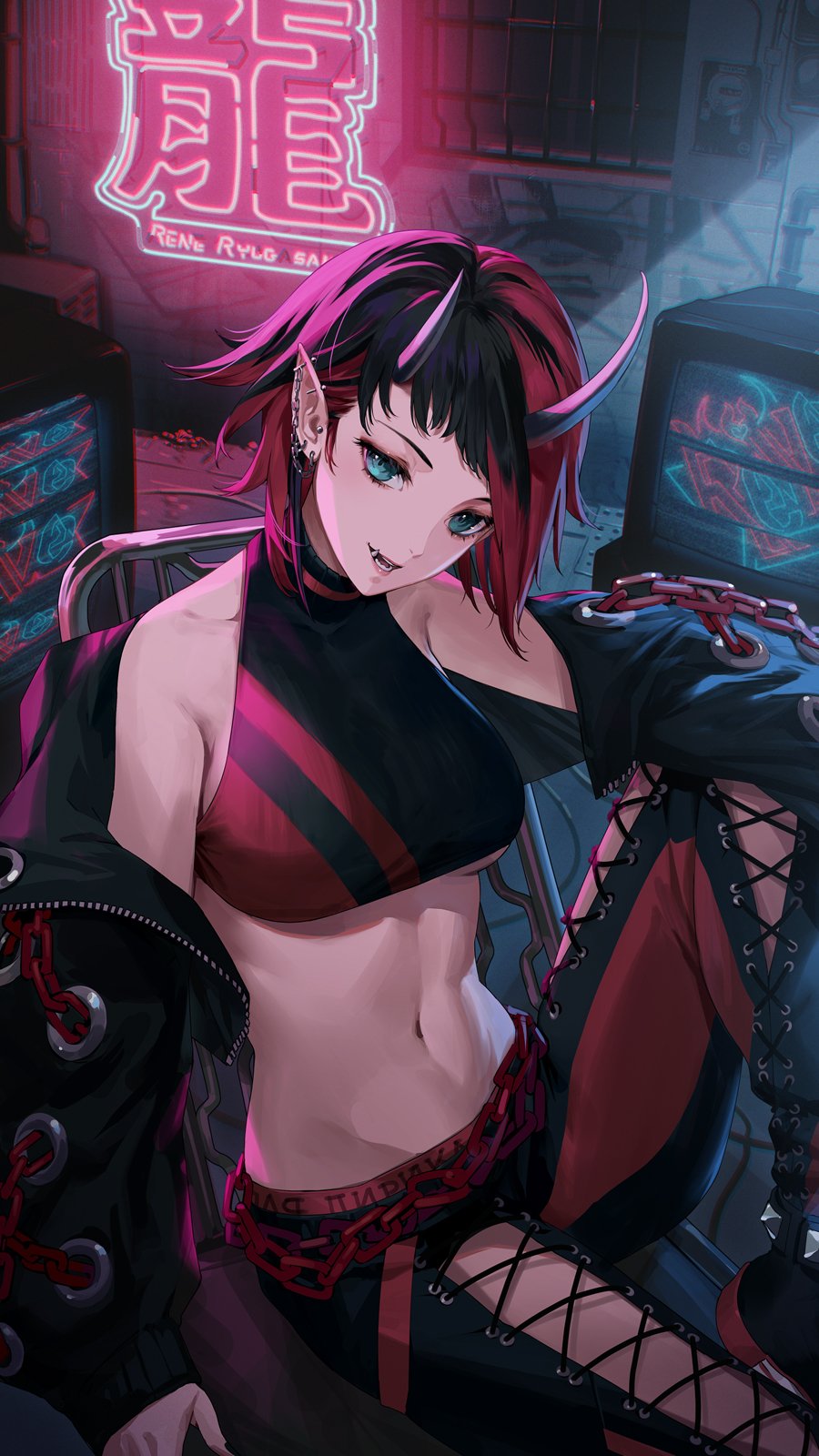 Ryugasaki Rene (Nanashi Inc.) Rule 34 Image