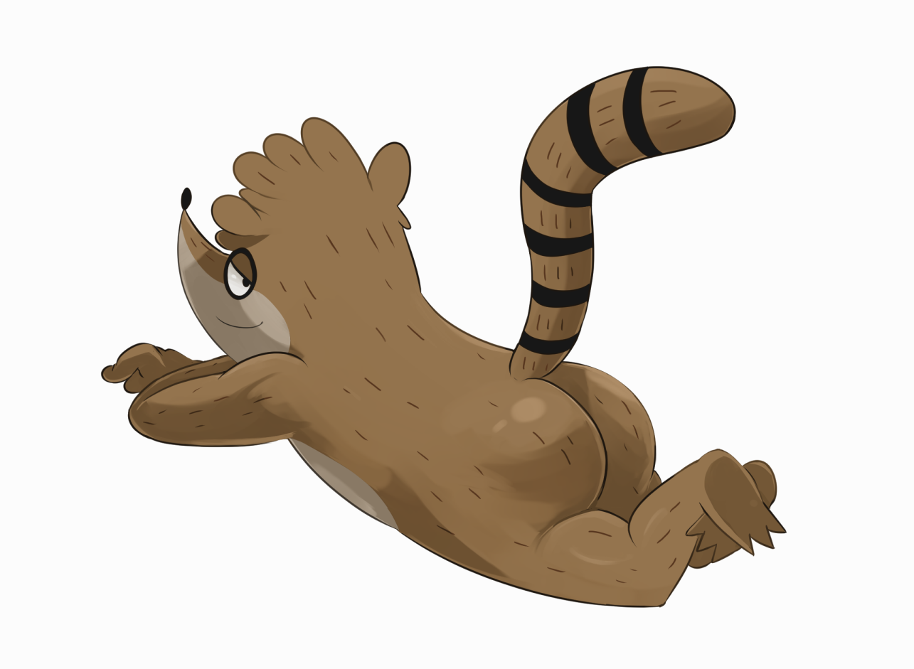 Rigby (Regular Show) Rule 34 Image