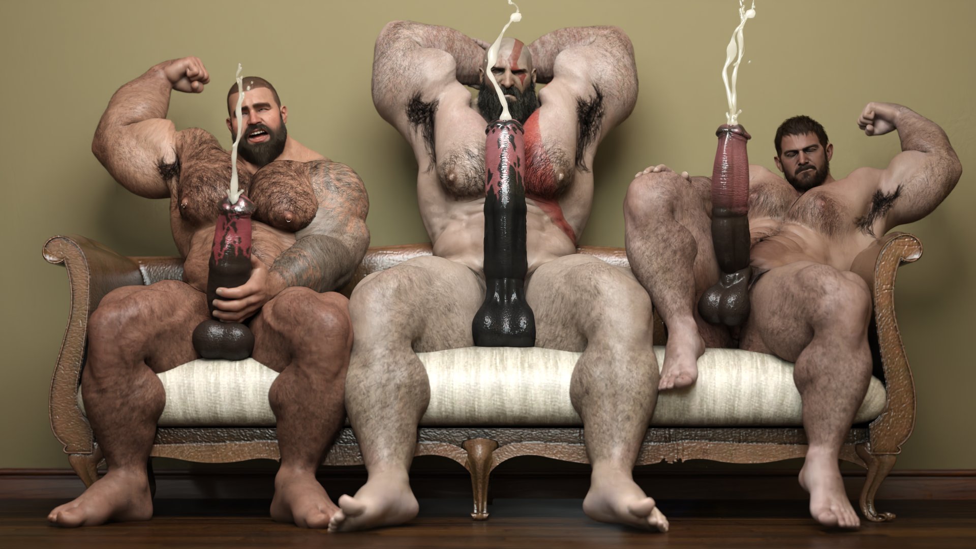 Chris Redfield (God Of War) Rule 34 Image