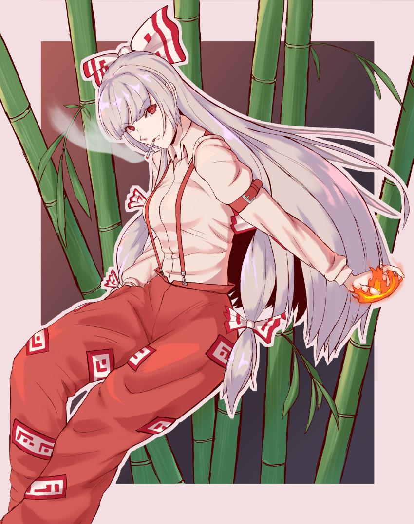 Fujiwara No Mokou (Touhou) Rule 34 Image
