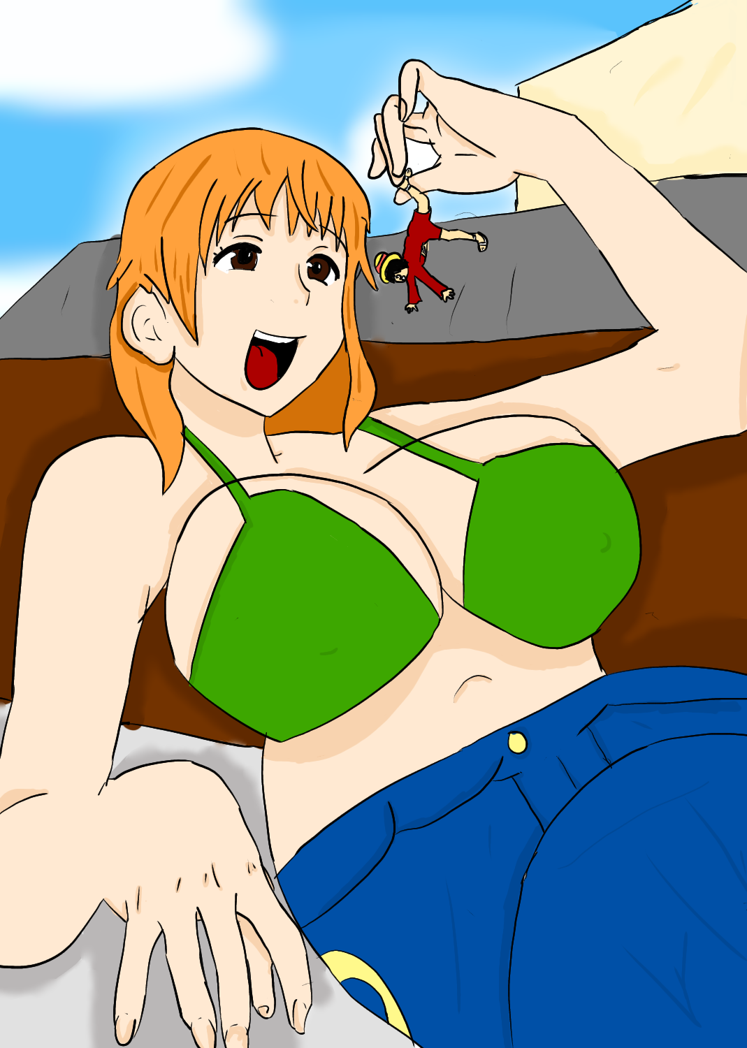 Monkey D Luffy (One Piece) Rule 34 Image