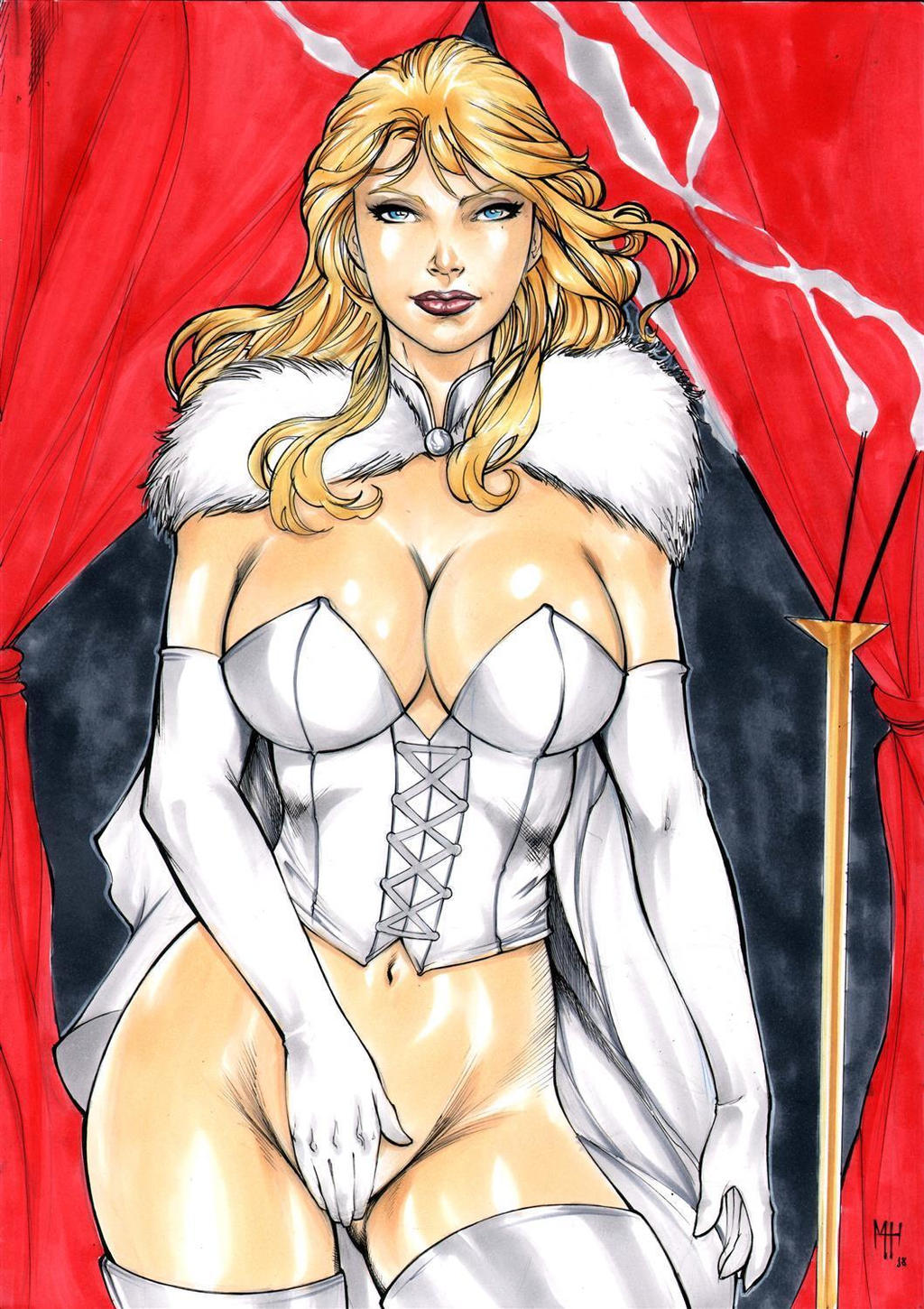 Emma Frost (Hellfire Club) Rule 34 Image