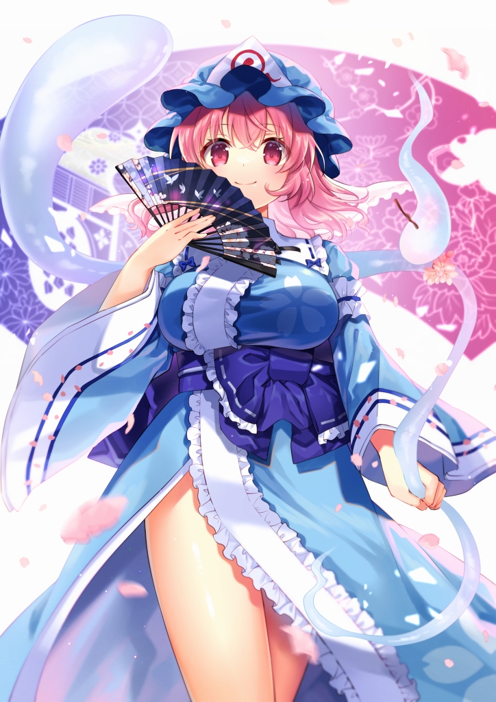Saigyouji Yuyuko (Touhou) Rule 34 Image