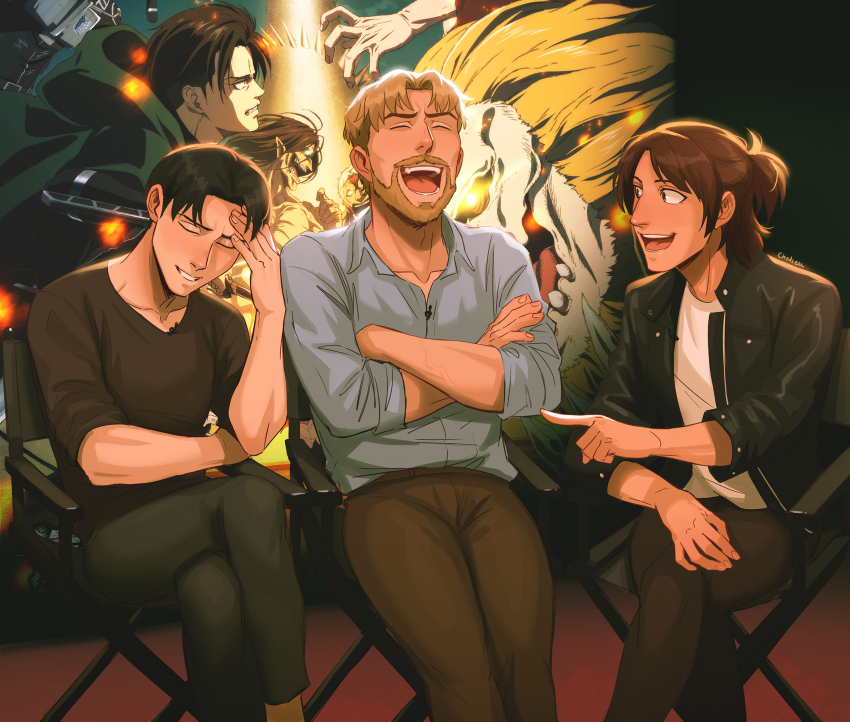 Hange Zoe (Levi (Shingeki No Kyojin)) Rule 34 Image