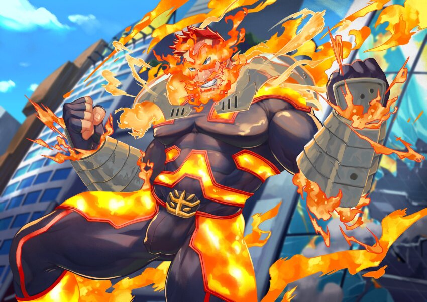 Endeavor (Boku No Hero Academia) Rule 34 Image