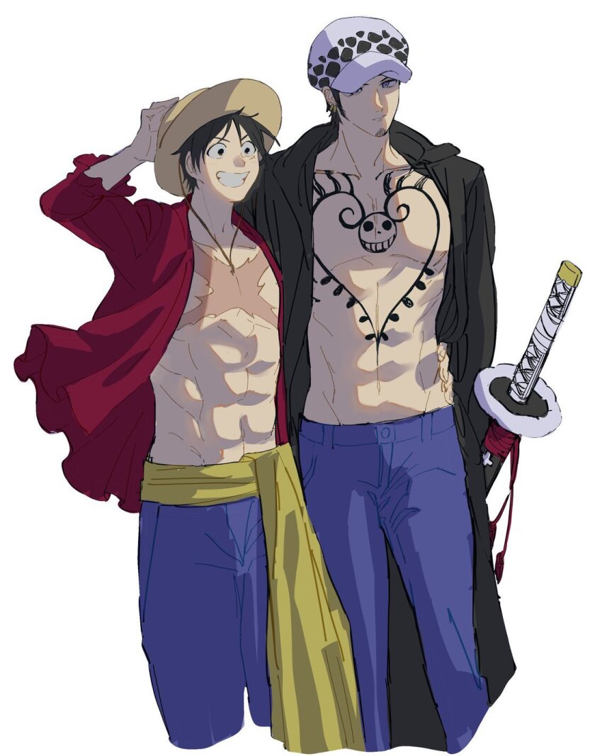 Trafalgar Law (Monkey D. Luffy) Rule 34 Image