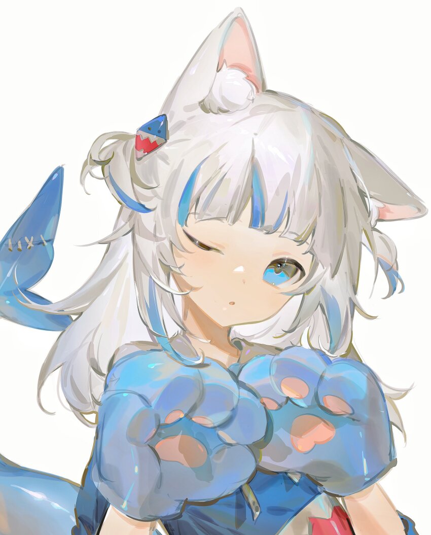 Gawr Gura (Cat Day) Rule 34 Image