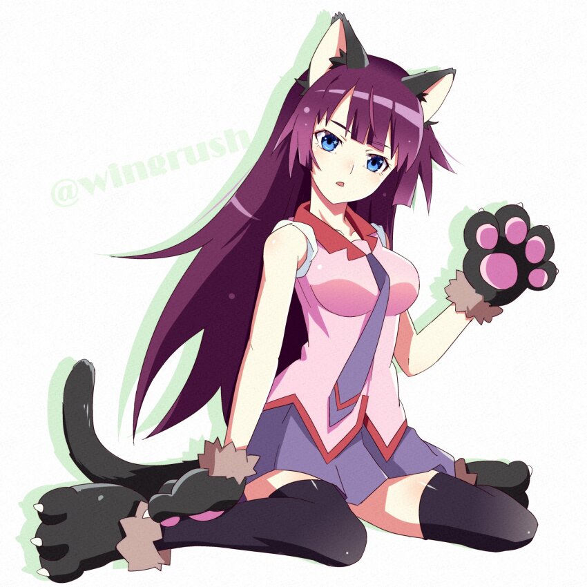 Senjougahara Hitagi (Bakemonogatari) Rule 34 Image