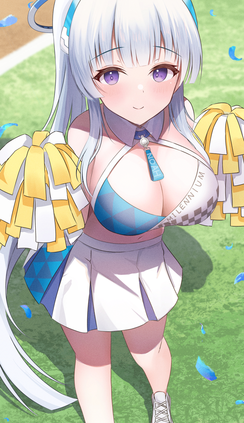 Millennium Cheerleader Outfit (Blue Archive) Rule 34 Image