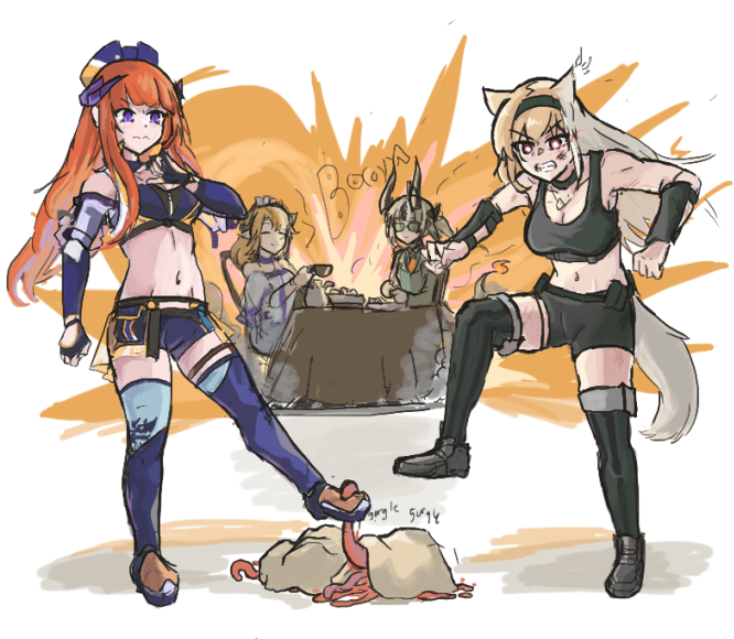 Bagpipe (Arknights) Rule 34 Image