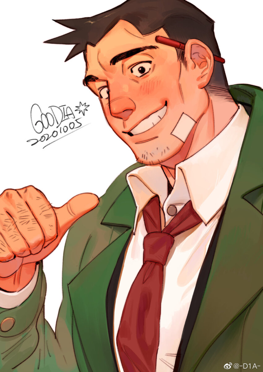 Dick Gumshoe (Ace Attorney) Rule 34 Image