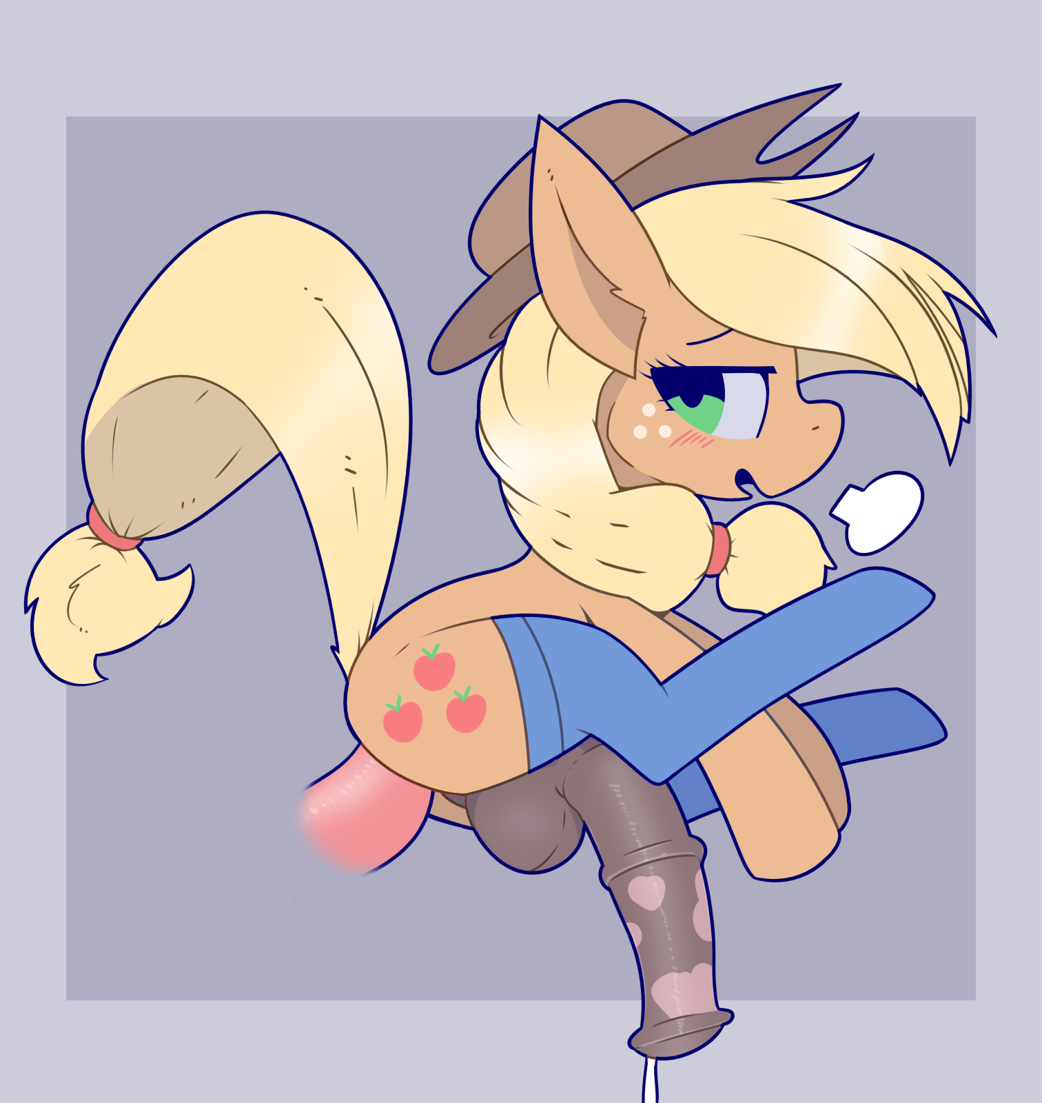 Applejack (Mlp) Rule 34 Image