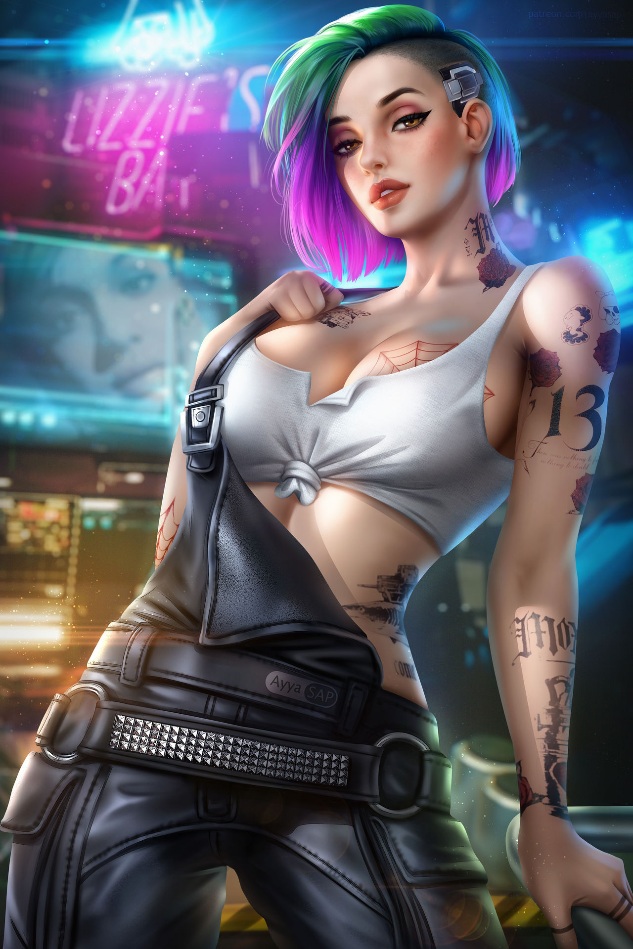 Judy Alvarez (Cyberpunk 2077) Rule 34 Image