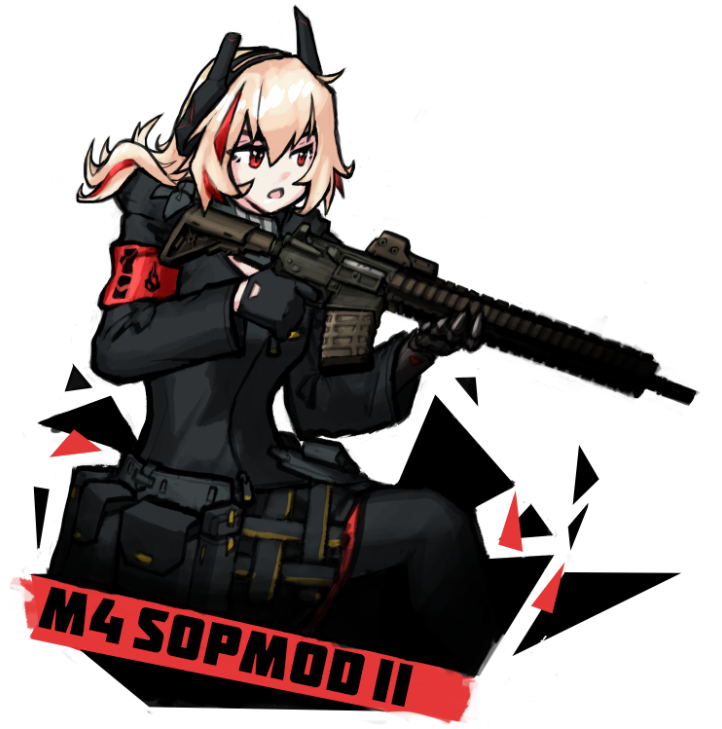 M4 Sopmod Ii (Girls' Frontline) Rule 34 Image