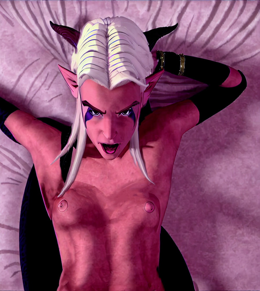 Moonshadow Elf (The Dragon Prince) Rule 34 Image