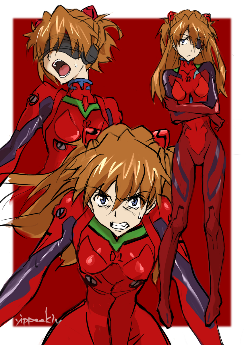 Souryuu Asuka Langley (Neon Genesis Evangelion) Rule 34 Image