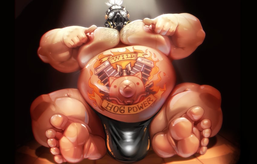 Roadhog (Overwatch) Rule 34 Image